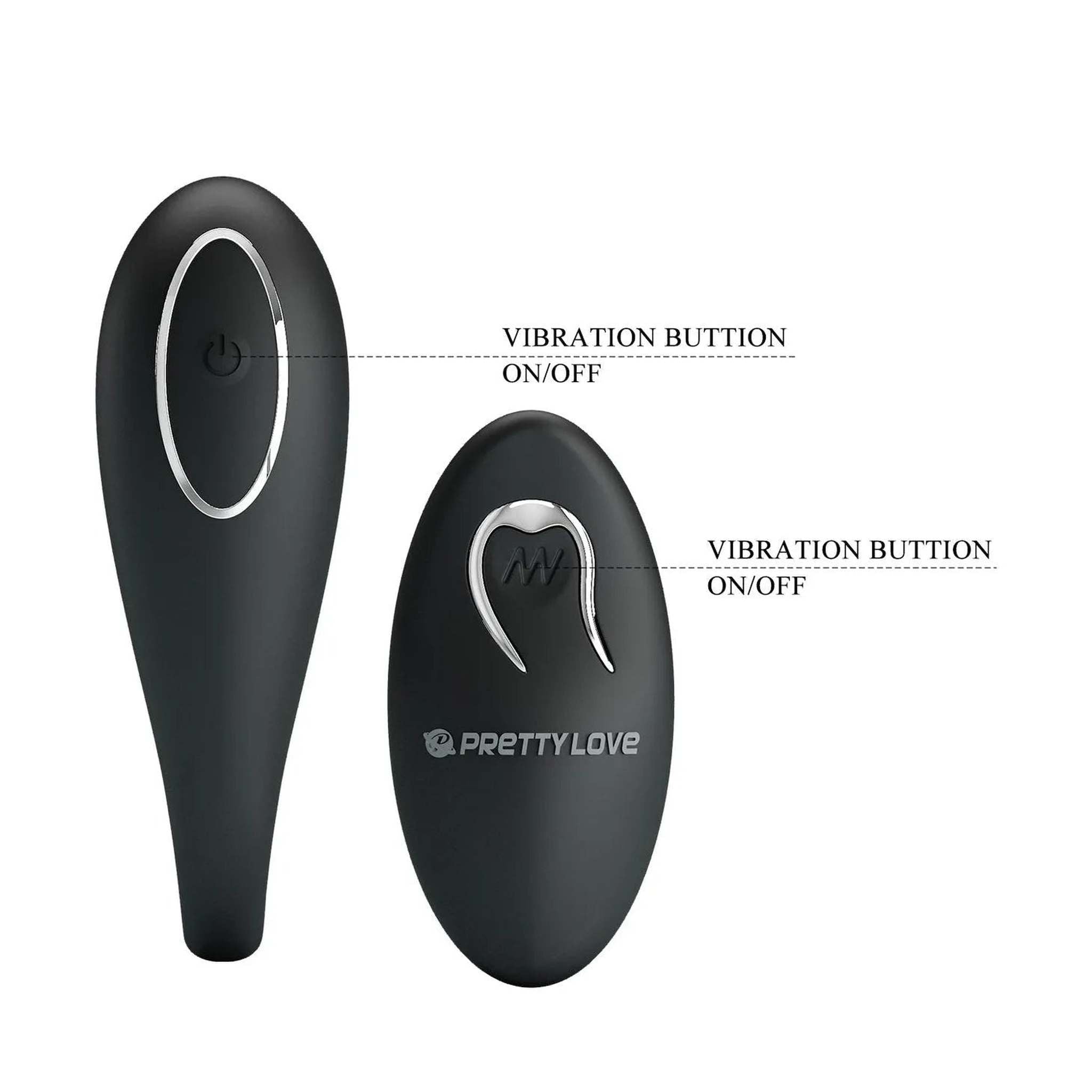 Algernoon Vibratore di coppia wireless con 12 vibrazioni