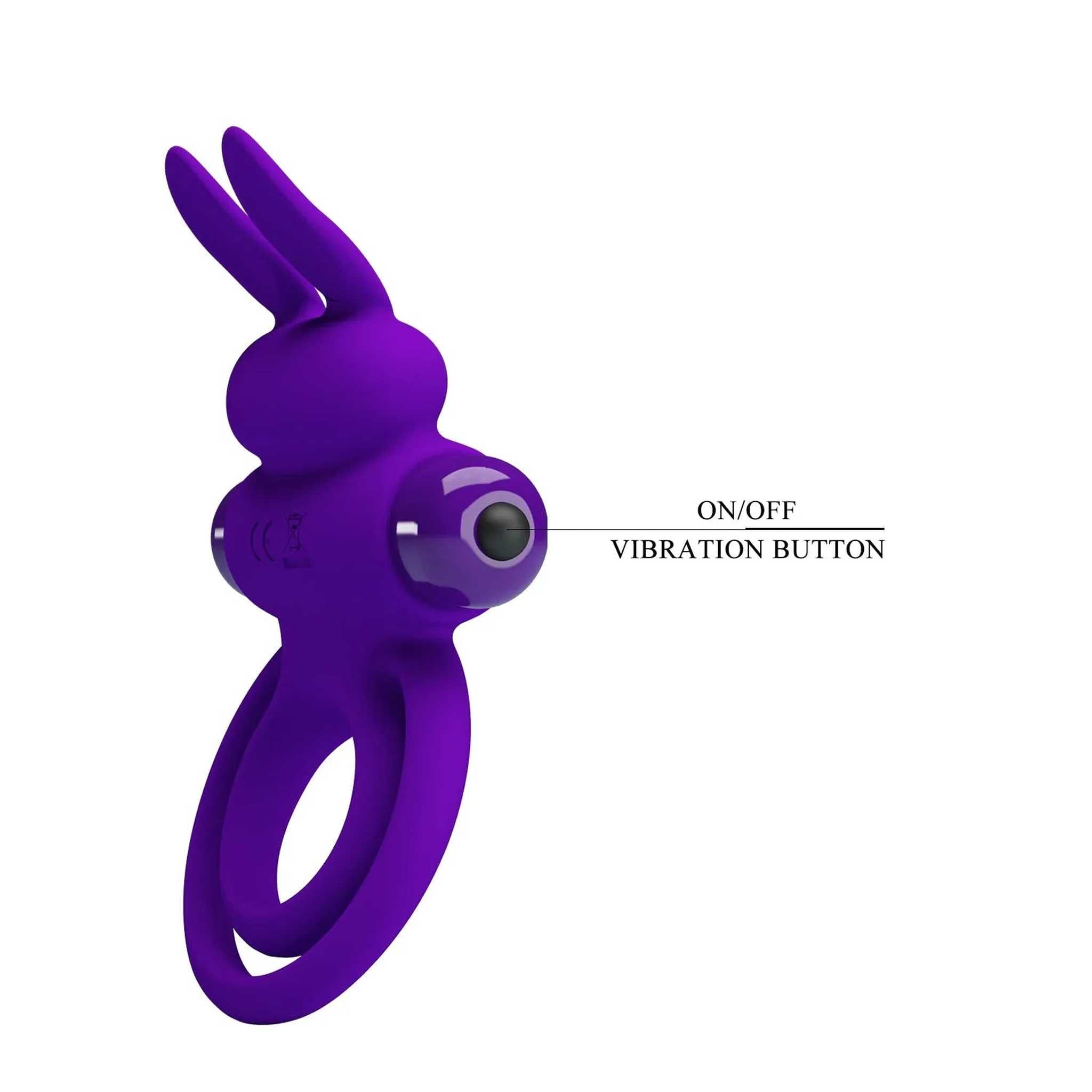 Anello in Silicone Pene e Testicoli con stimolatore clitorideo