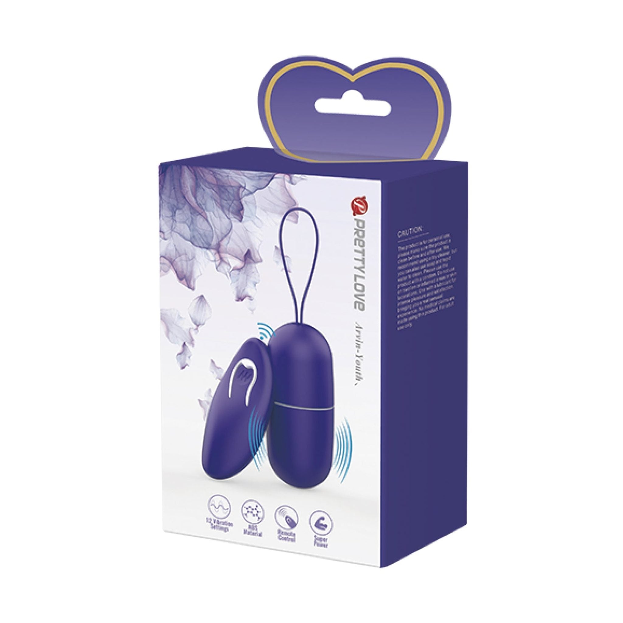 Arvin, ovetto vibrante wireless 12 modalità di vibrazione