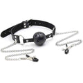 Ball Gag & Nipple Clamps