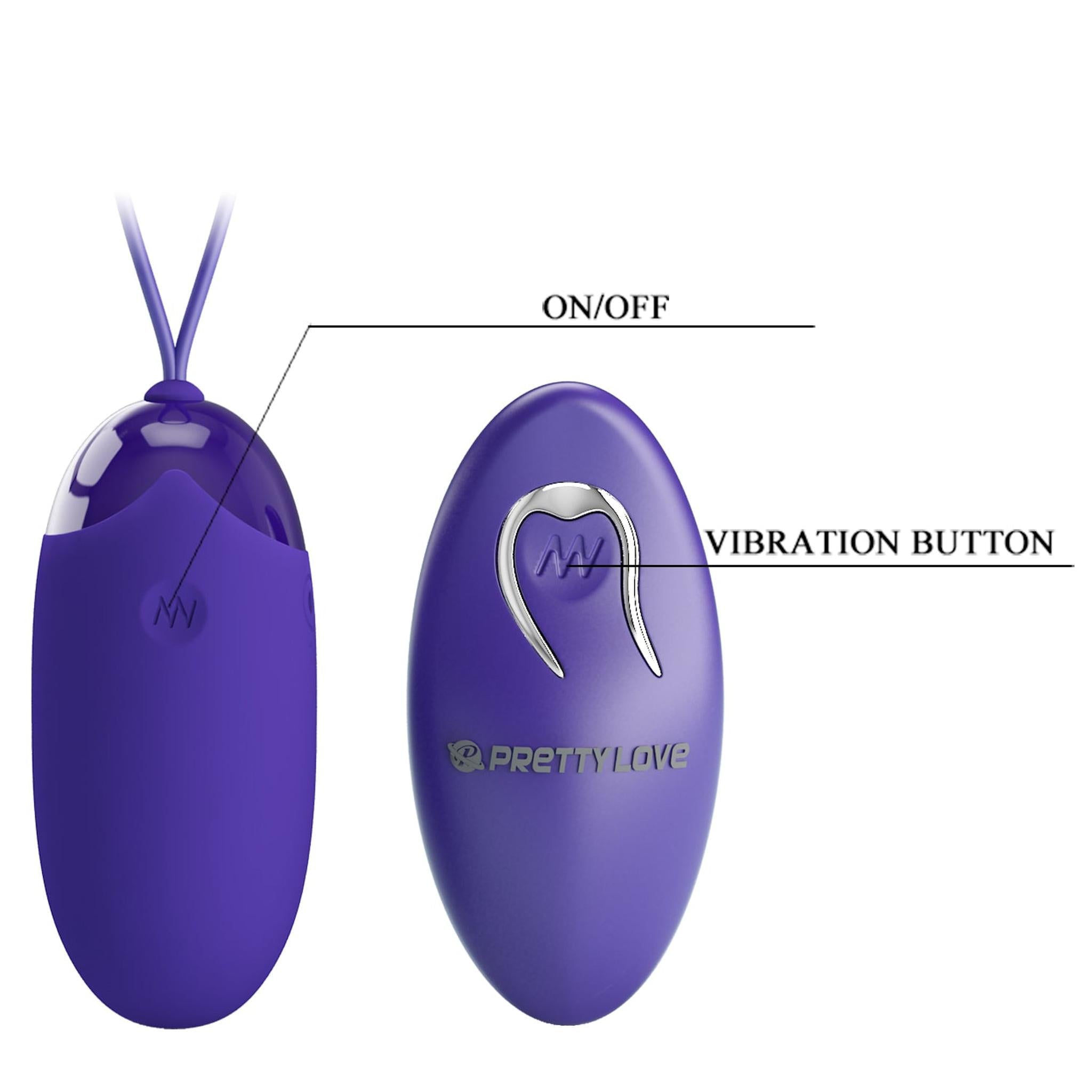Berger Ovetto Vibrante Wireless con 12 modalità di vibrazione