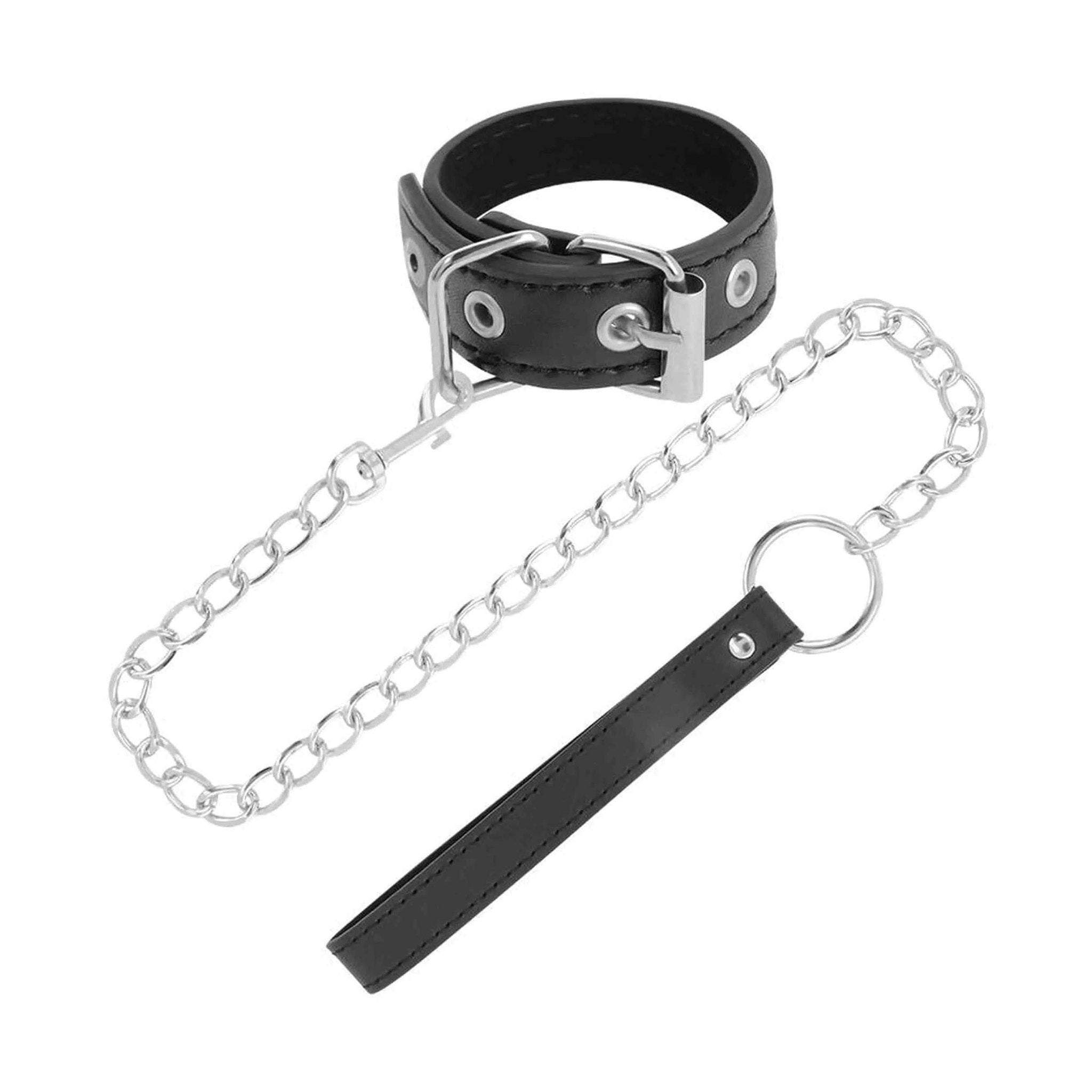 CastitΓ  Collare e Guinzaglio per Pene