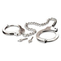 Fußkettchen aus Stahl mit langer Kette und Sicherheitsschlüsseln