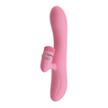 Chris Vibratore Rabbit con stimolatore clitorideo a rotazione - Silicone, Anallergico, Ricaricabile, 7 modalità di vibrazione