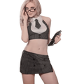 Completo da Segretaria Sexy Gessato
