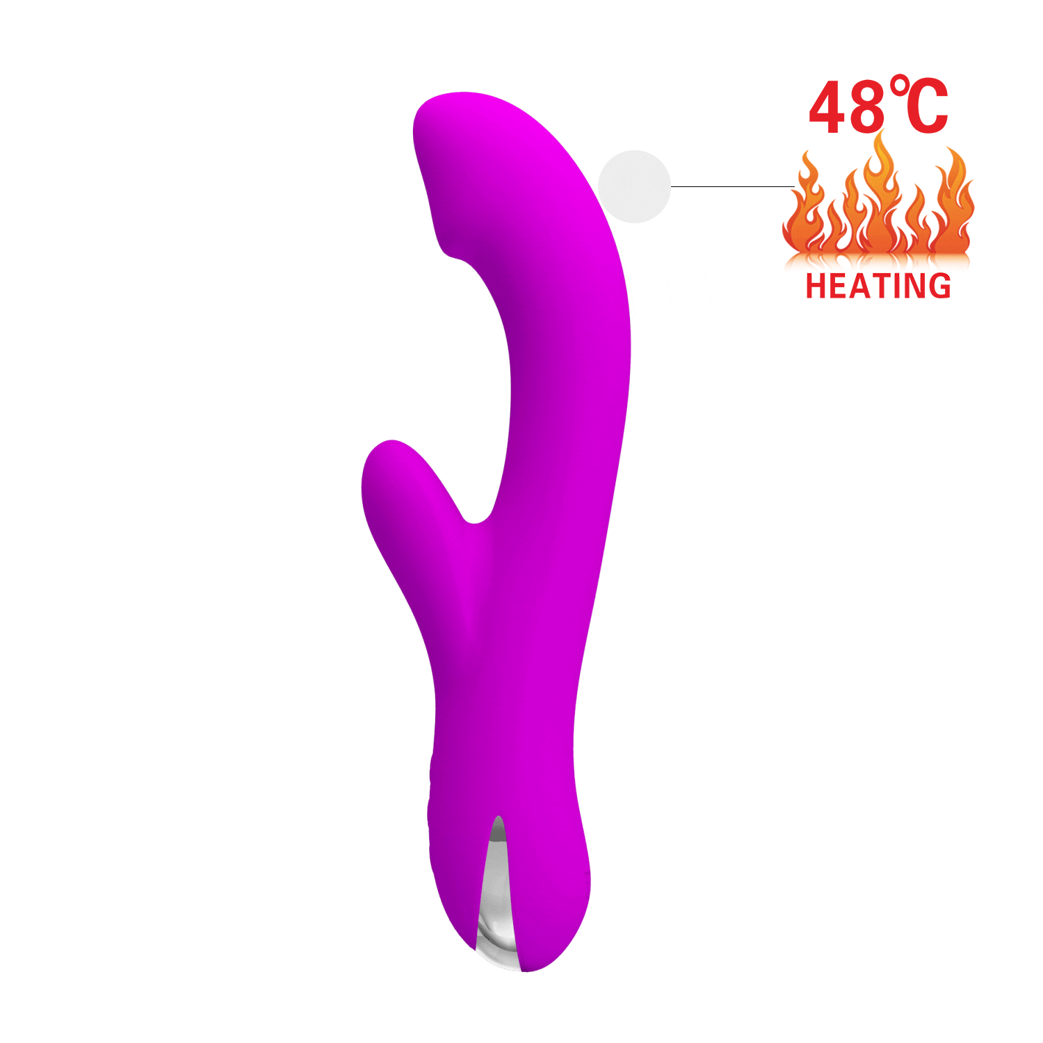 Cornelius Vibratore Rabbit Riscaldante 48° e 12 diverse vibrazioni