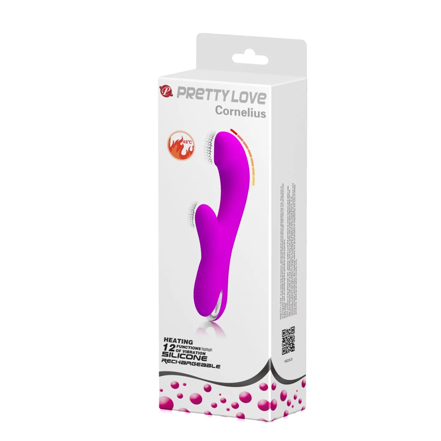 Cornelius Vibratore Rabbit Riscaldante 48° e 12 diverse vibrazioni