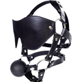 Face Harness con Gag e Maschera in Ecopelle