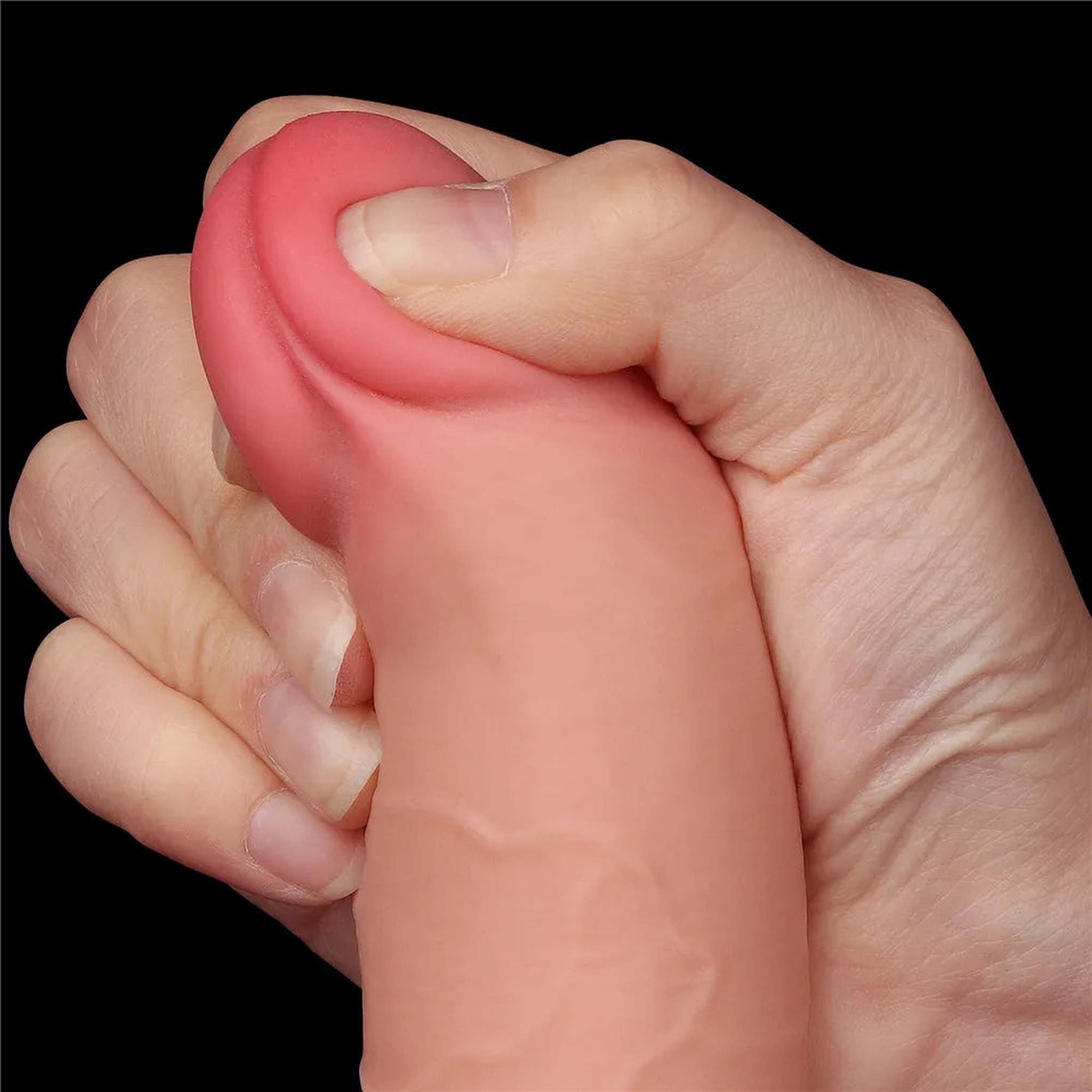 Fallo Scappellabile come un pene vero - 7.5″ Rosa Carne