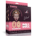 Geile Cowgirl-Puppe – 3D-Gesicht, Haare und superrealistische Silikoneinsätze