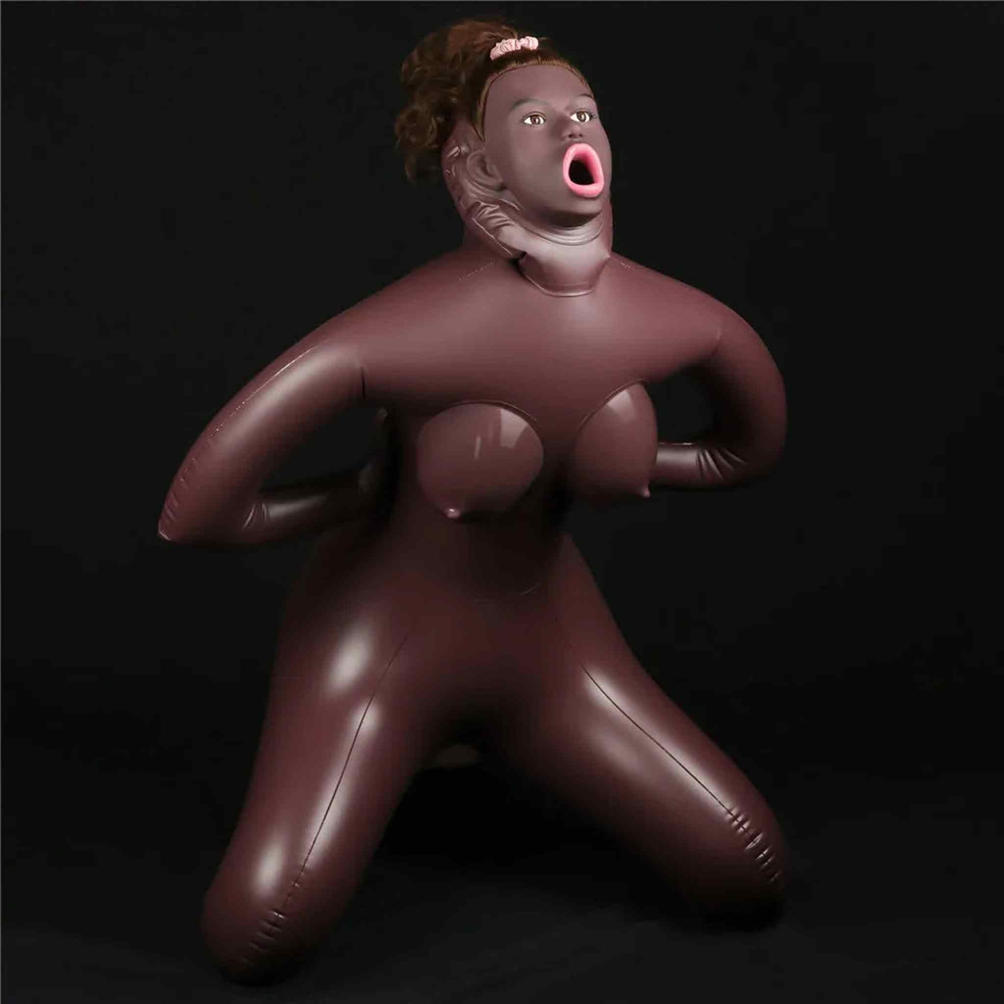 Horny Cowgirl Doll - Volto in 3D, Capelli e Inserti Super Realistici in Silicone