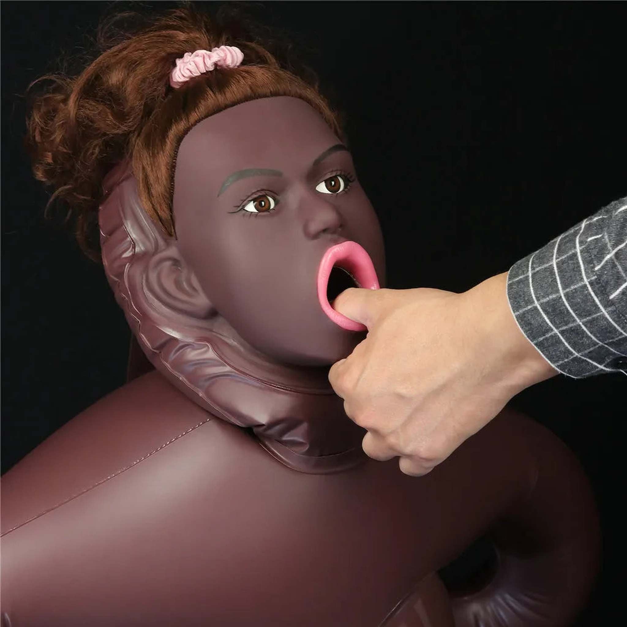 Horny Cowgirl Doll - Volto in 3D, Capelli e Inserti Super Realistici in Silicone