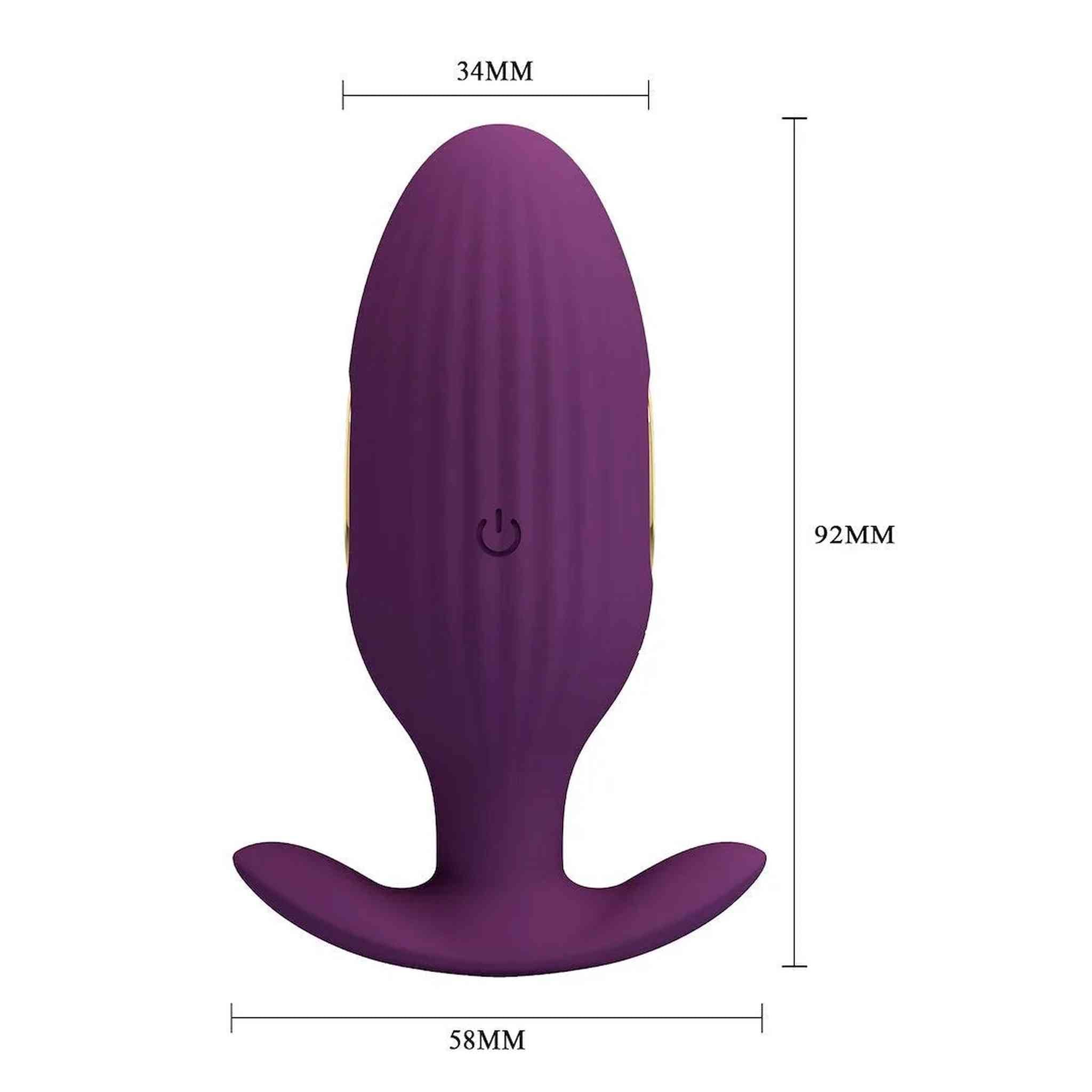 Jefferson Plug Anale a controllo remoto con Vibrazione ed Elettroshock