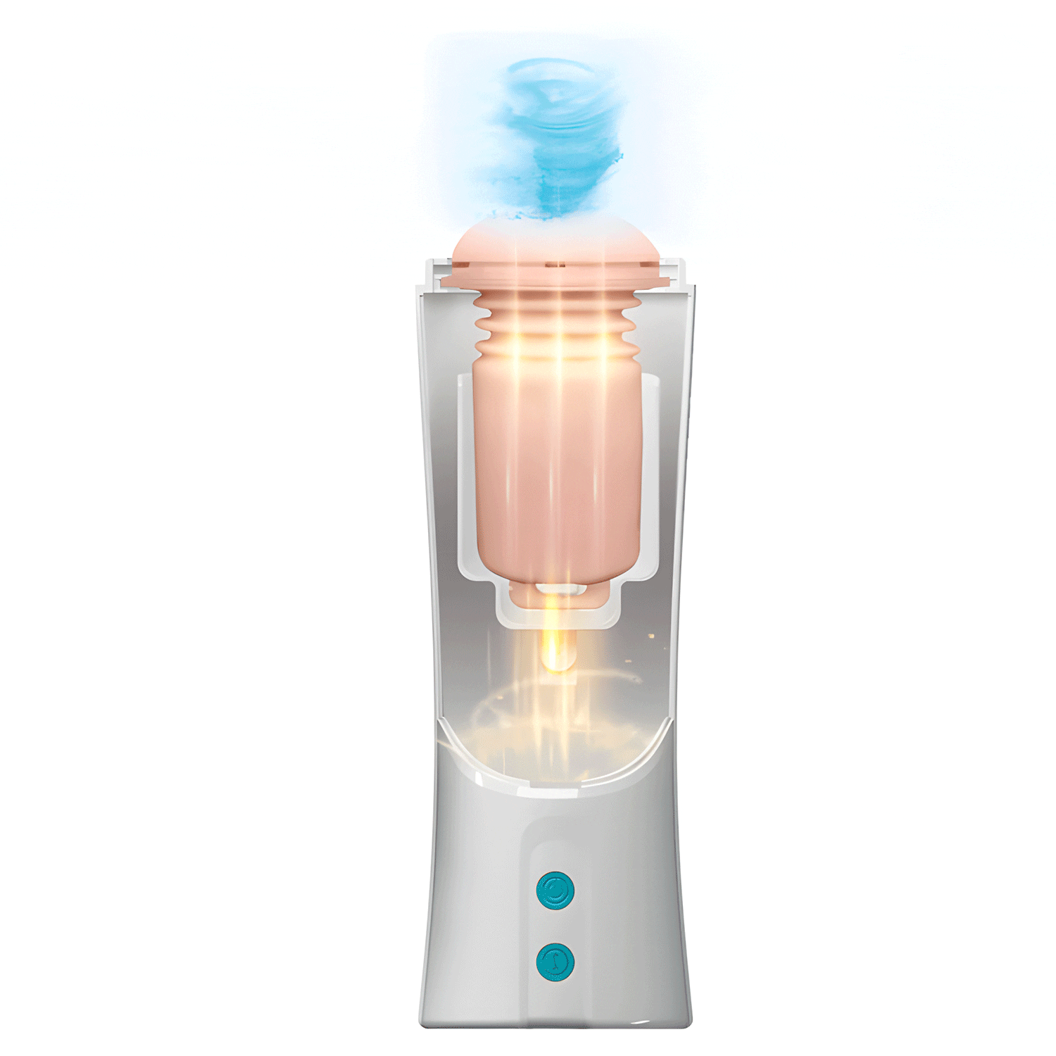 Masturbatore Pussy Super Realistico in Cyberskin con Texture EXTRA Stimolante ed Eccitante Movimento di UP & DOWN con 3 livelli