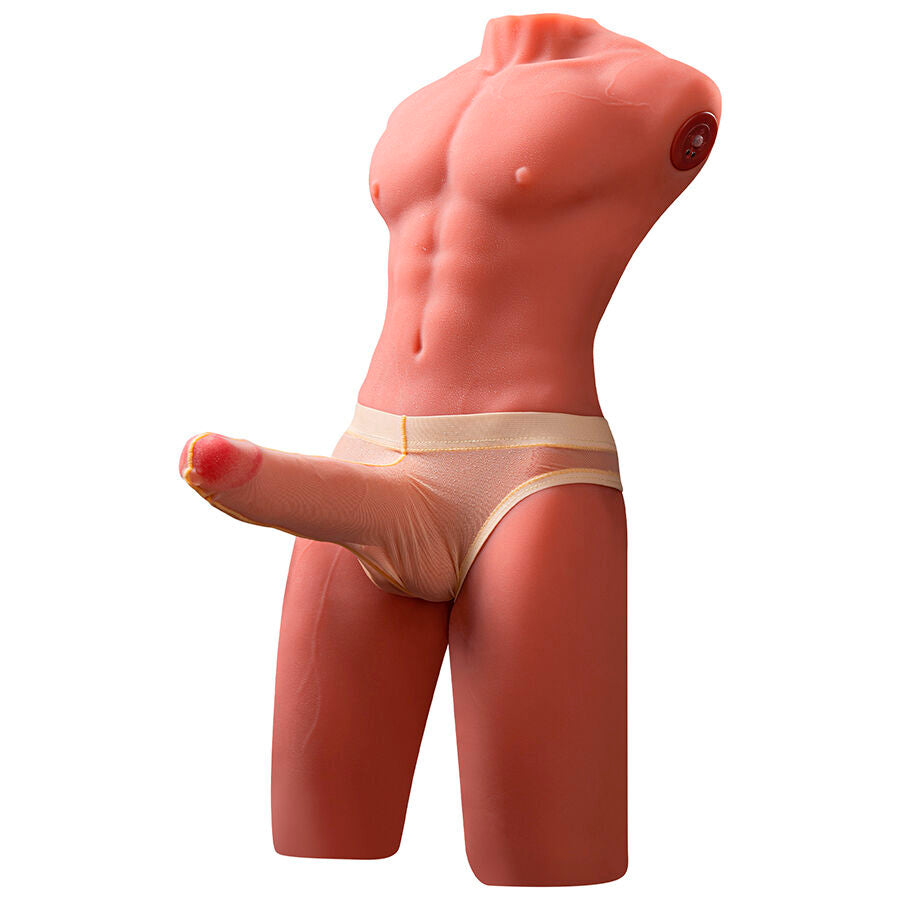 Mezzo Busto Uomo Con Dildo A Spinta Pneumatica