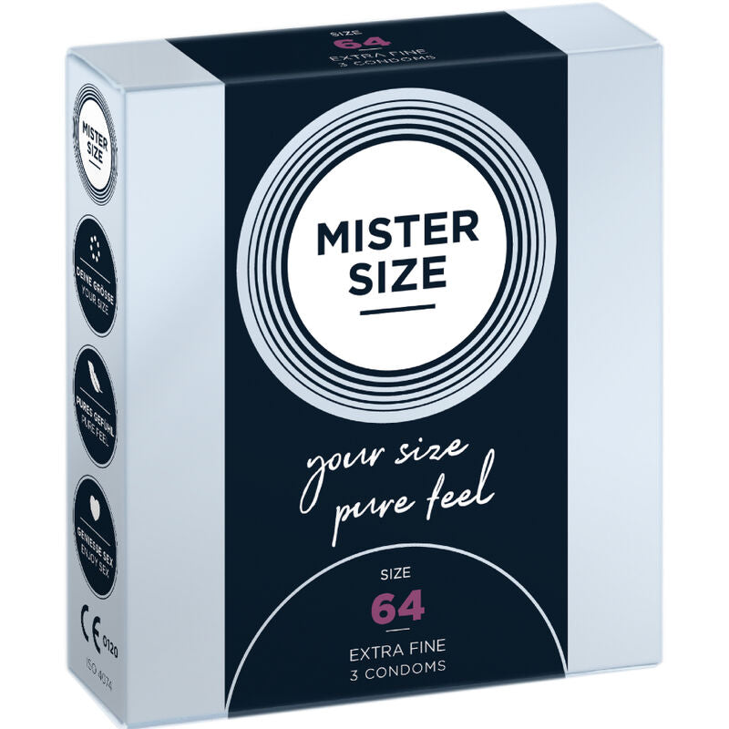 Mister Size Profilattici Extra Fini da 64 mm