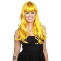Lange blonde Haarperücke