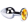 Plug Anale con Diamante Arancione