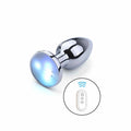 Aluminum Anal Plug With LED Light Controlled by APP or Wireless Remote