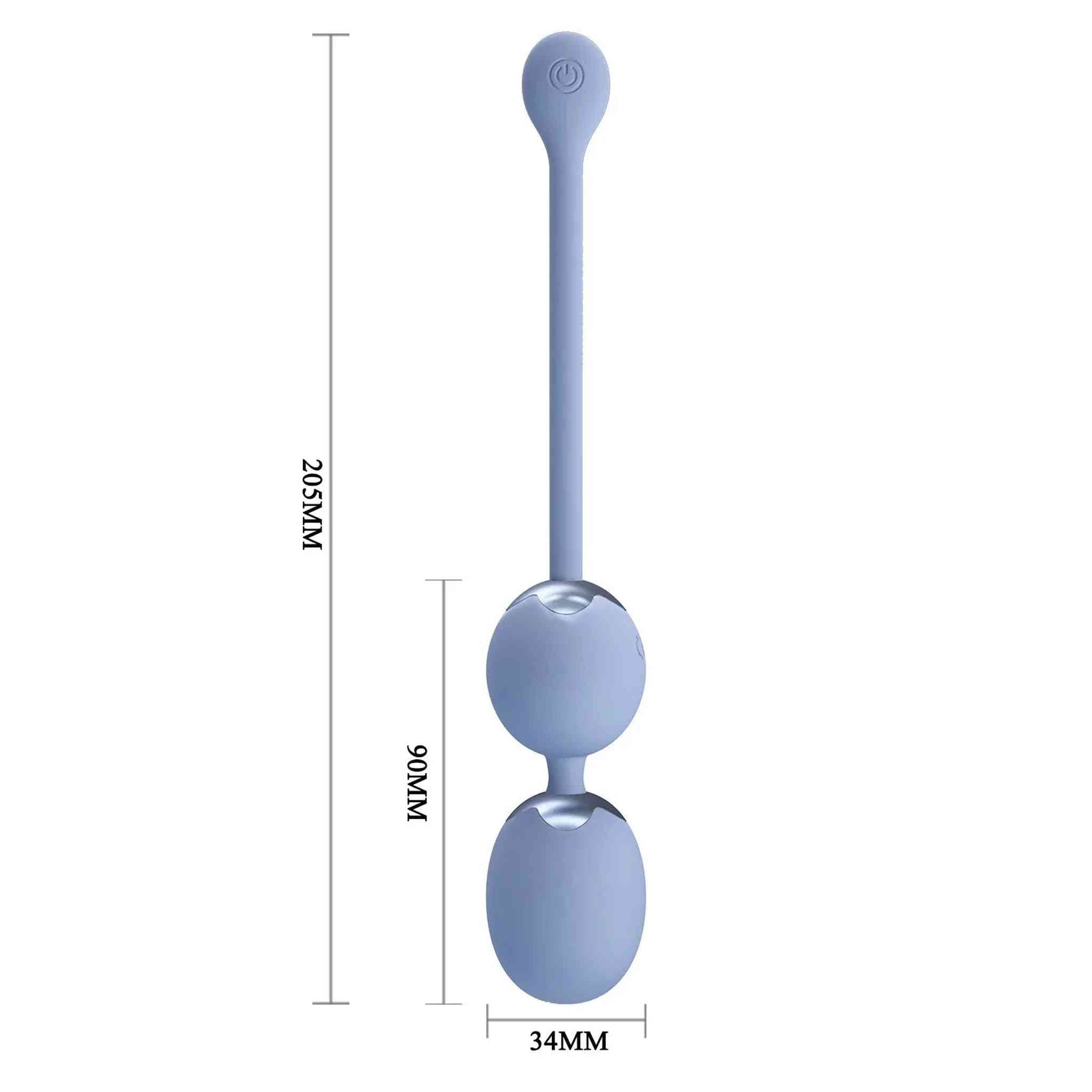 Pretty Love Willie - Palline vibranti wireless con 12 modalità di vibrazione
