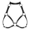 Reggiseno bondage con cinturini, O-ring e catenella
