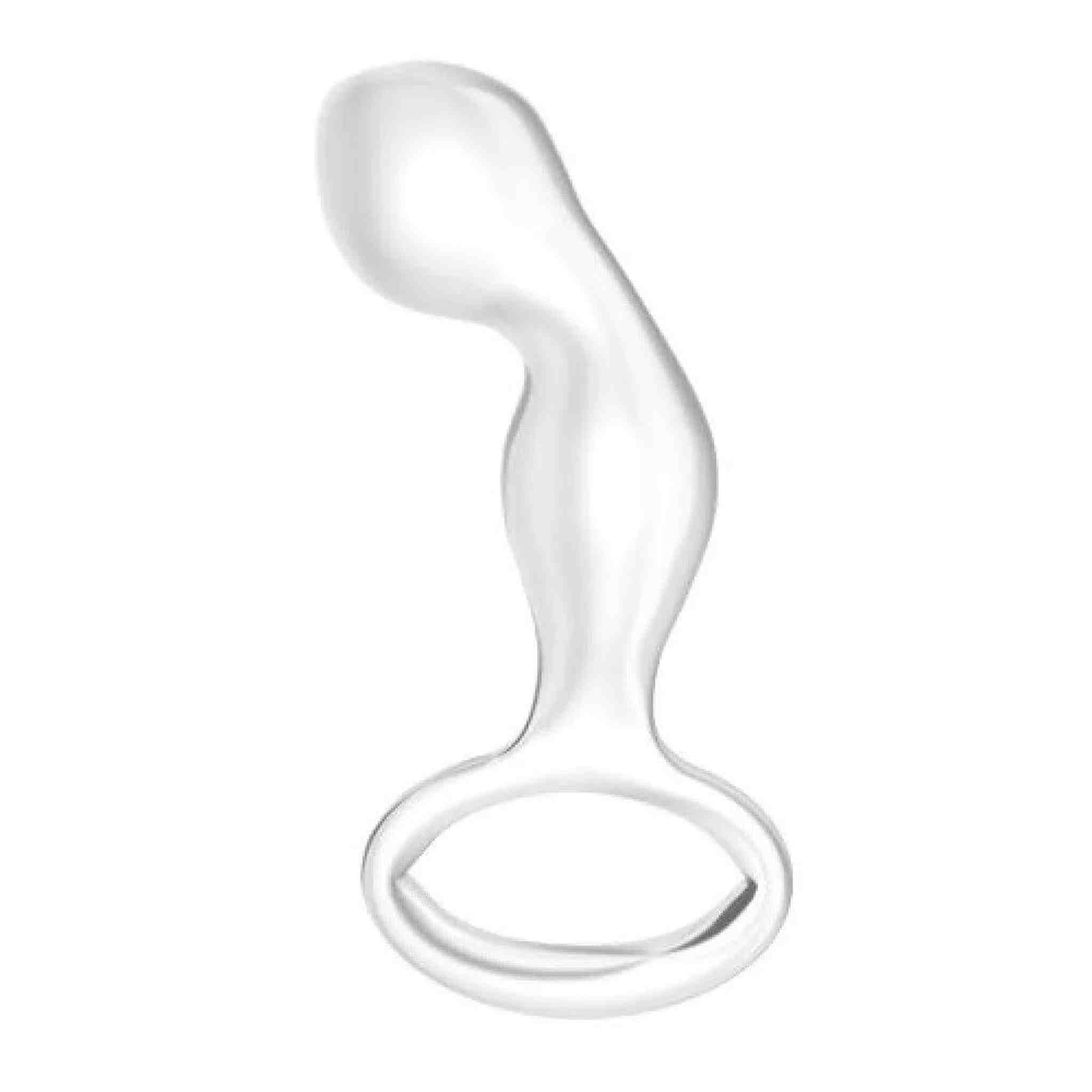 Ring Glass Anal Plug - Trasparente