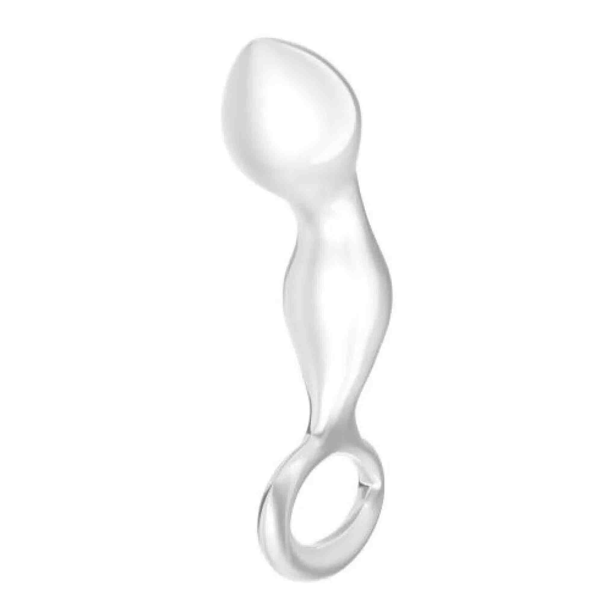 Ring Glass Anal Plug - Trasparente