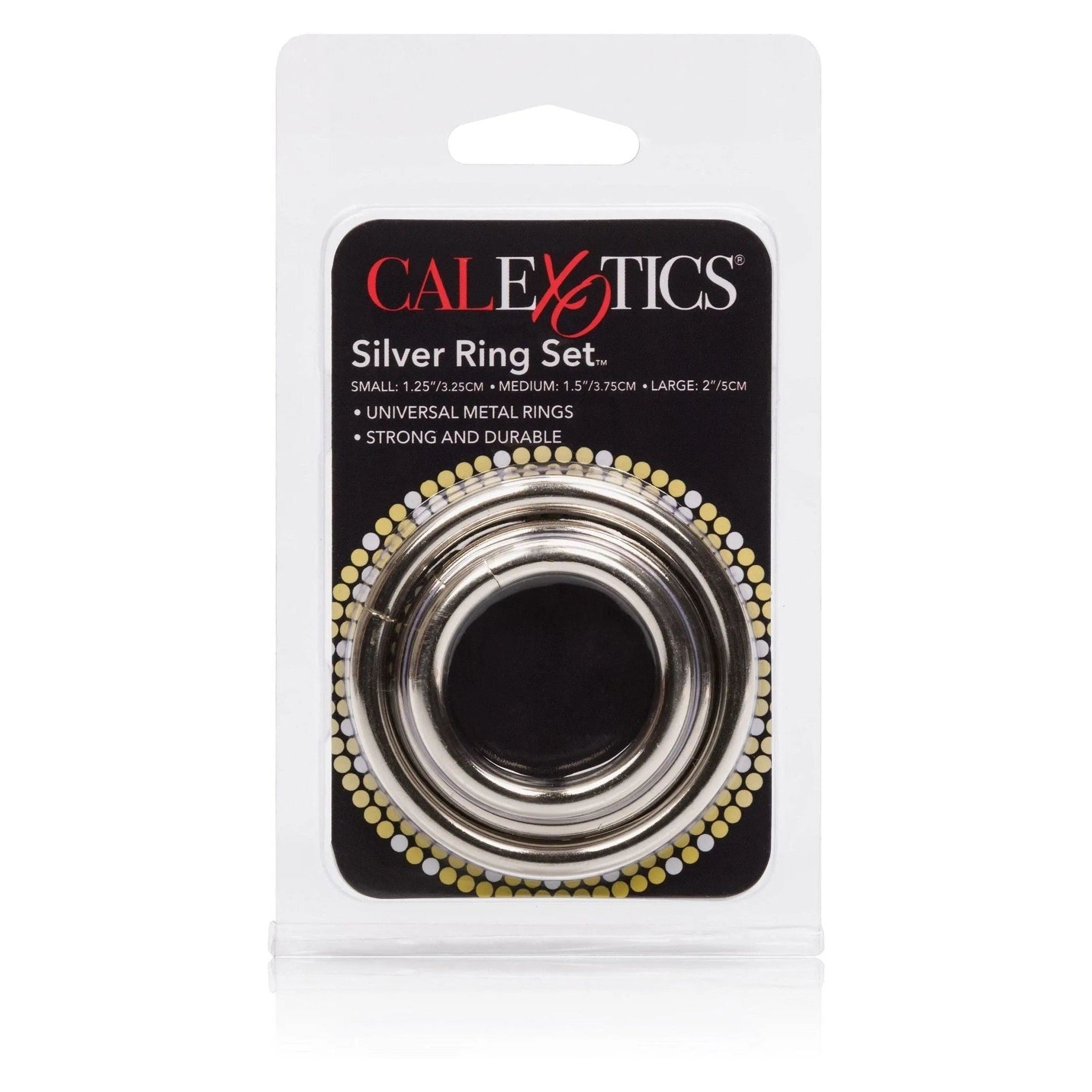 Silver Ring Set 3 pezzi