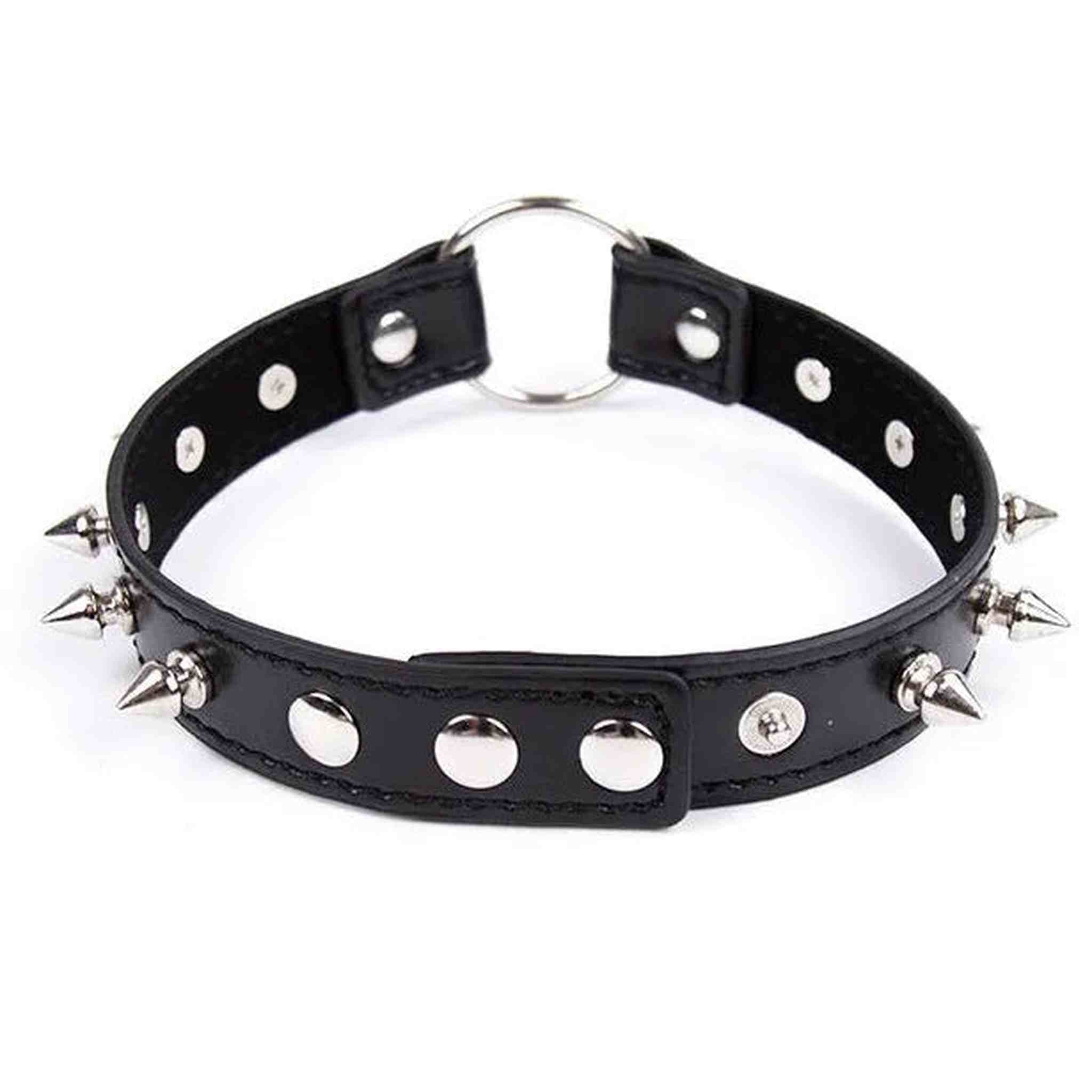 Spikes Punk Open Collar