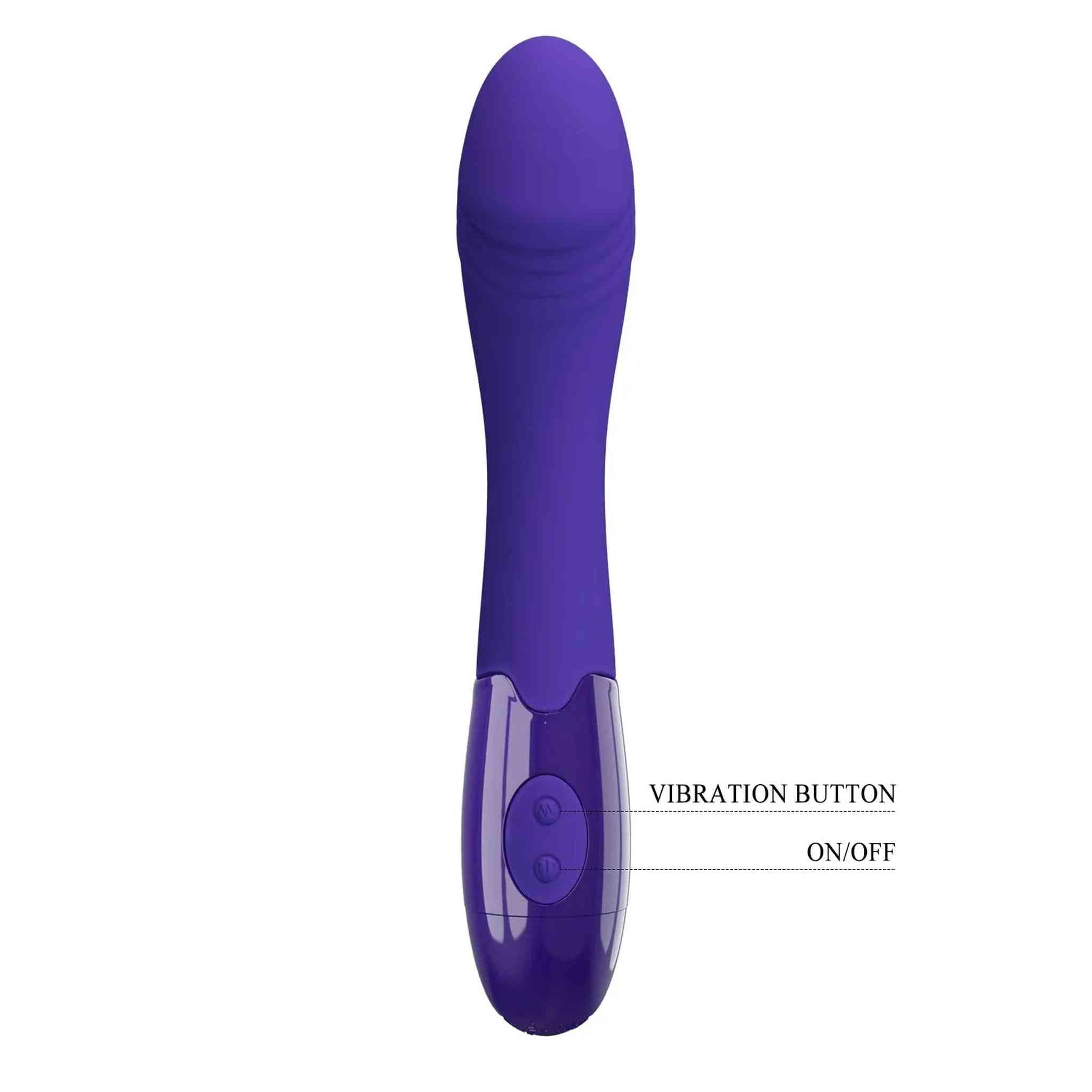 Vibratore Classico con 30 modalità di vibrazione - Silicone, Ricaricabile