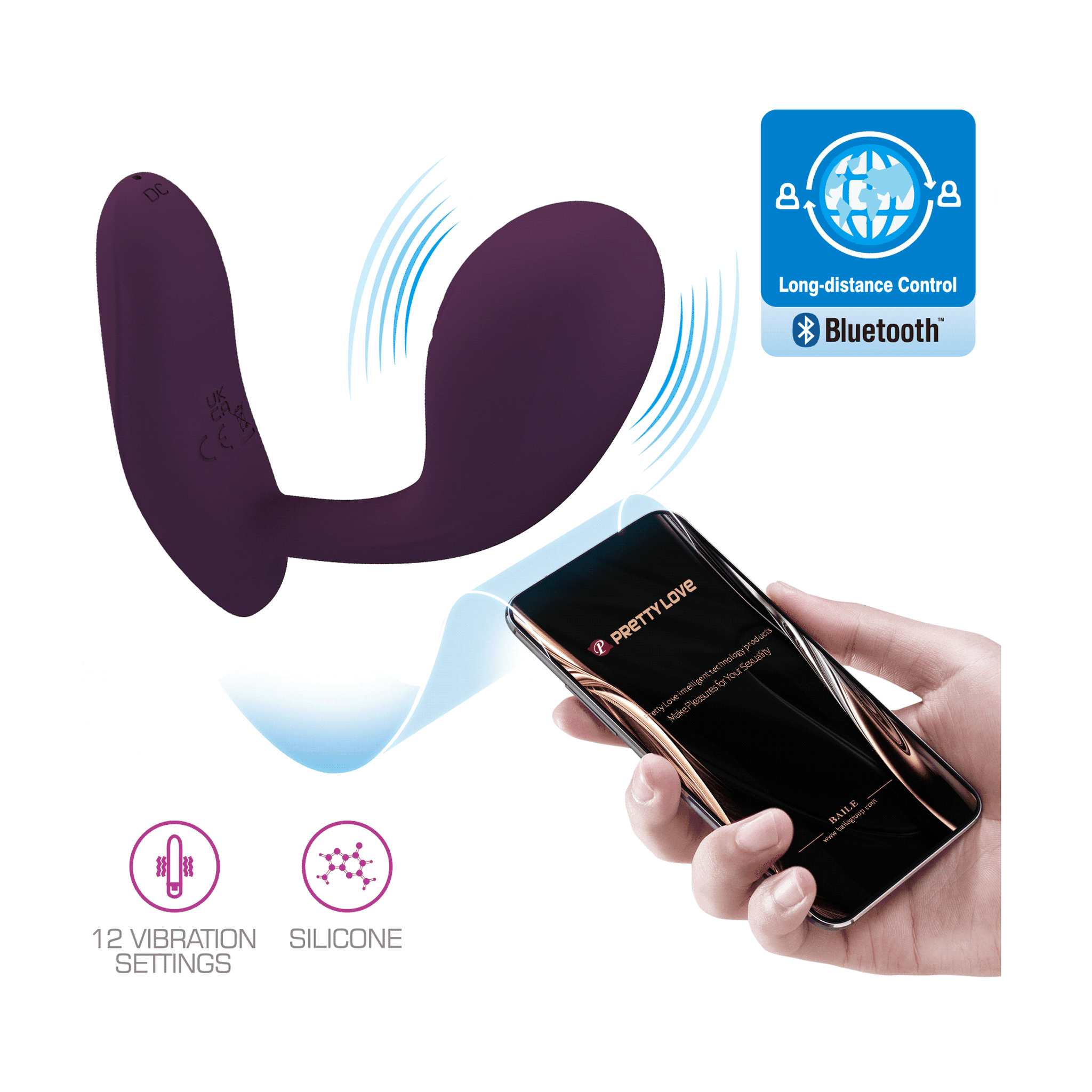 Vibratore Doppia Stimolazione Con Controllo Da Smartphone