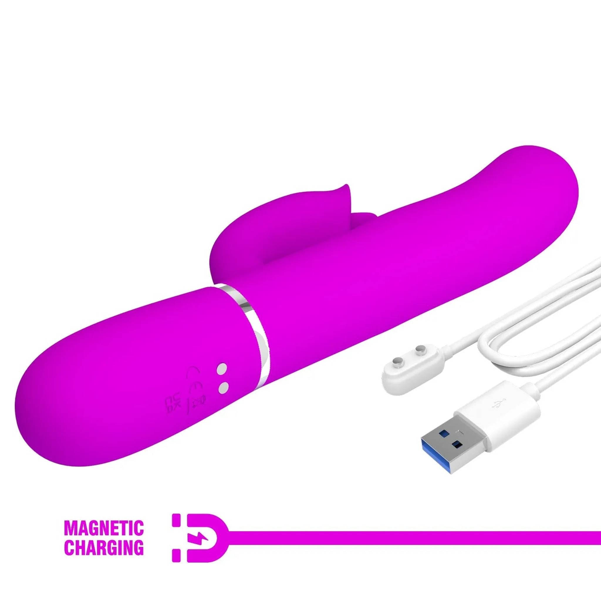Vibratore Rabbit Thumping + Licking