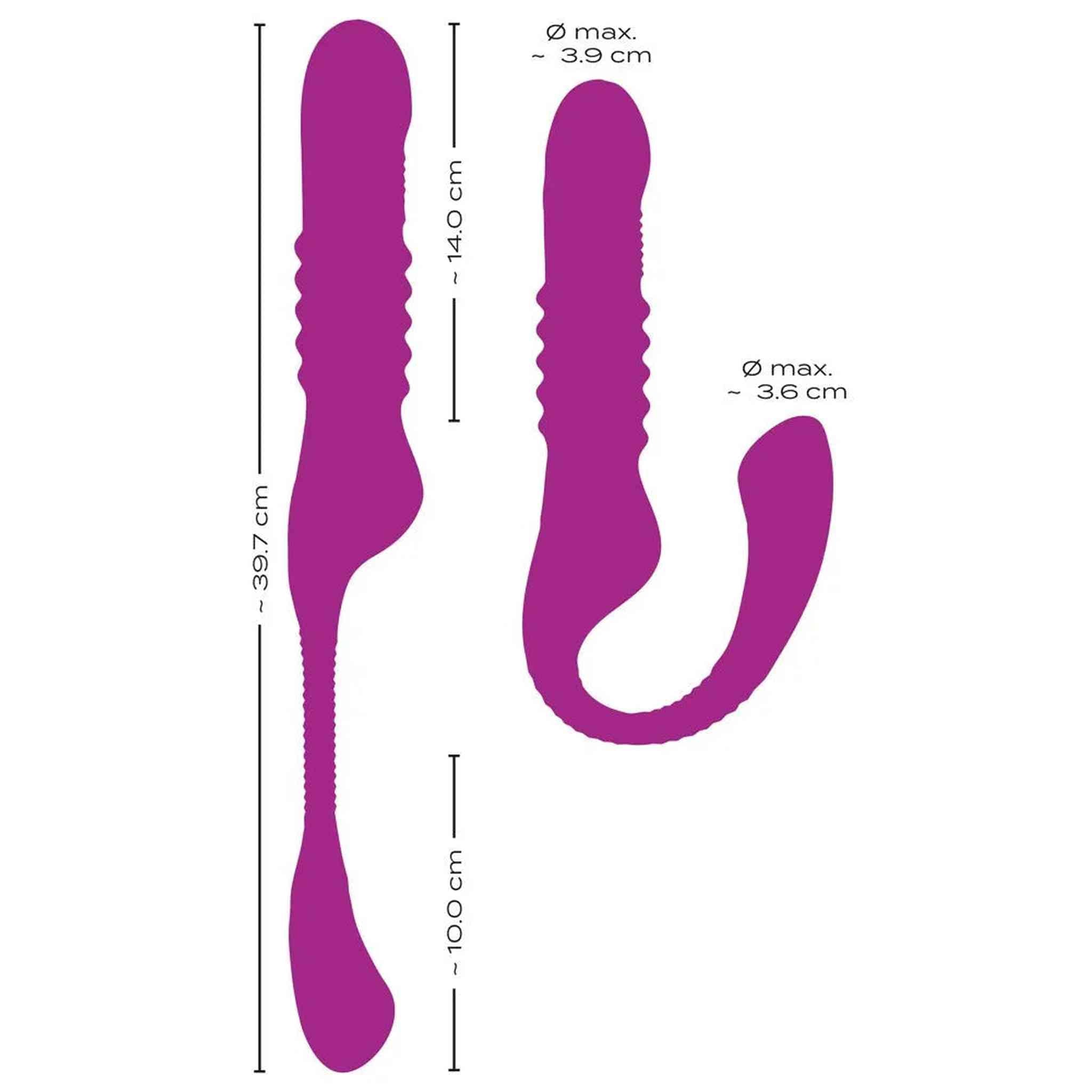 Vibratore Rabbit Up & Down e Doppia Stimolazione Vaginale/Clitoridea