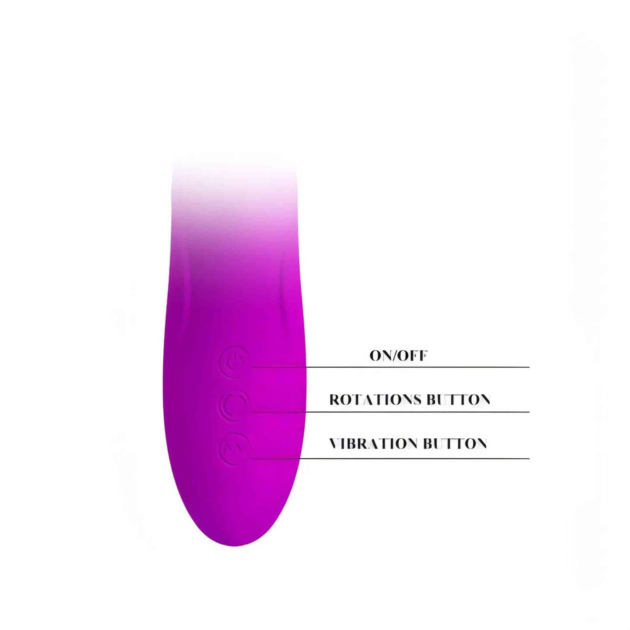 Vibratore Rabbit con Spinta e Rotazione