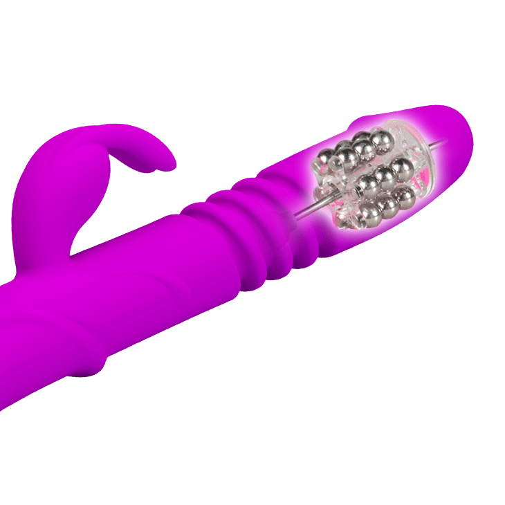 Rabbit-Vibrator mit Stoß und Rotation