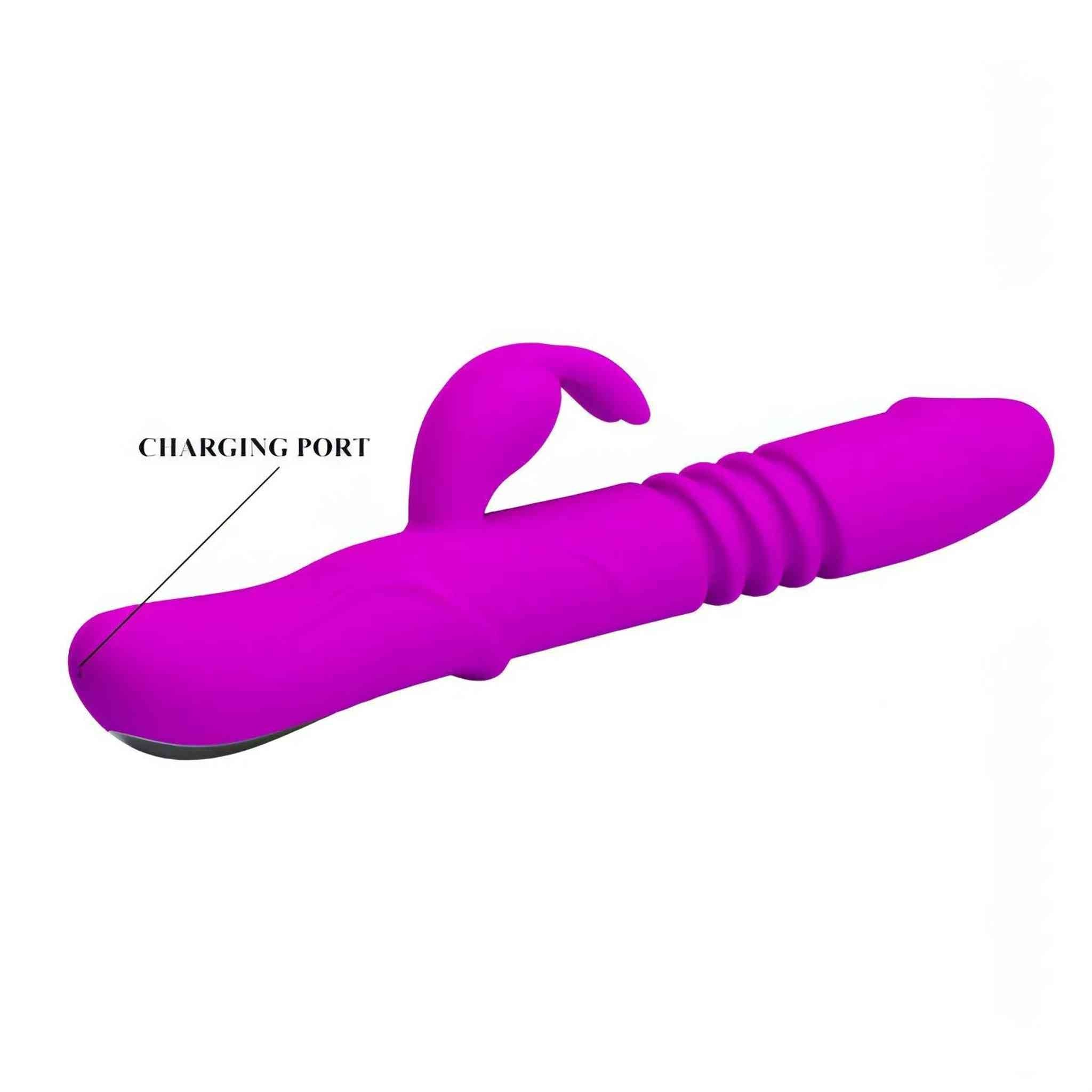 Vibratore Rabbit con Spinta e Rotazione