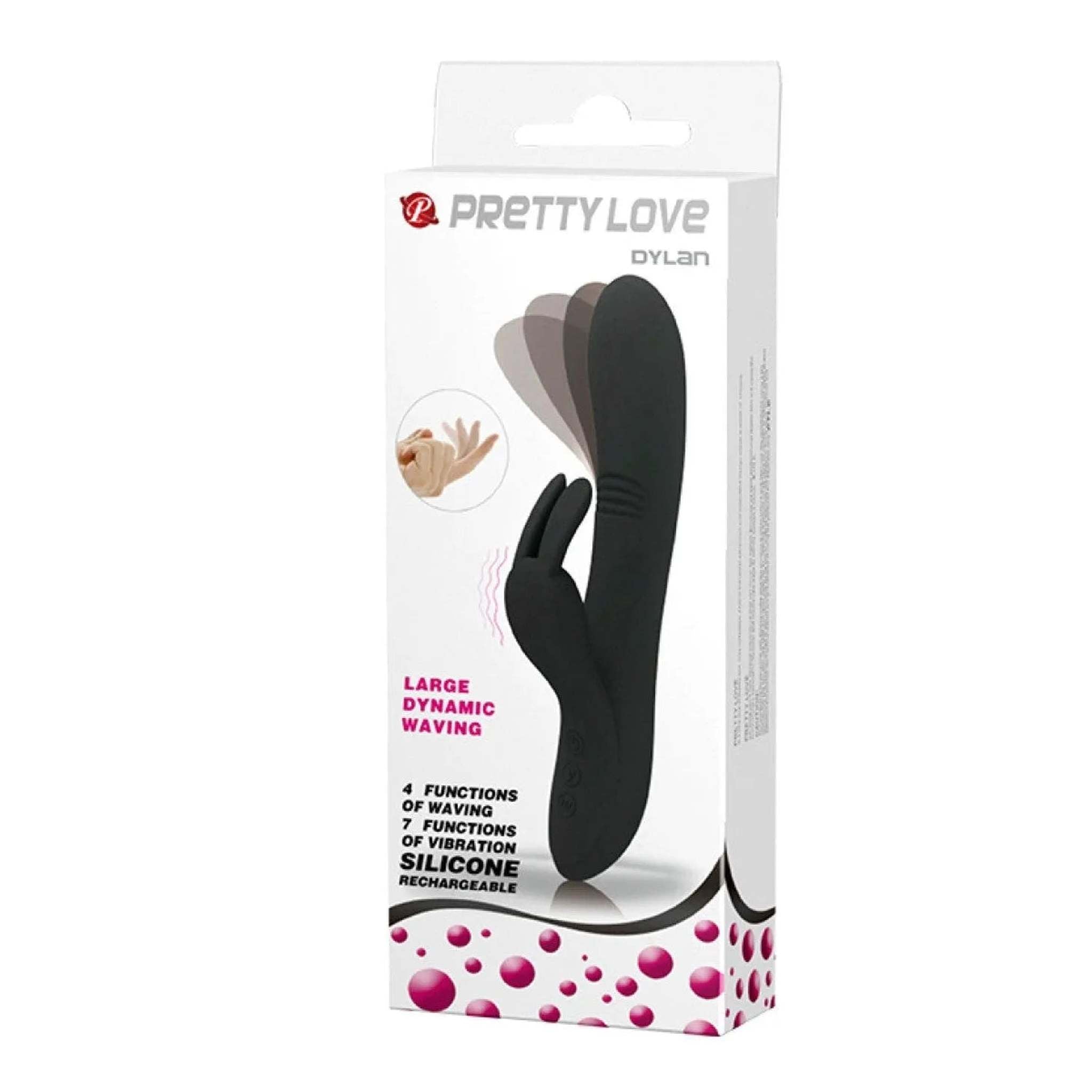 Vibratore Rabbit in Silicone Con Vibrazione e Tickling