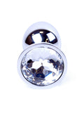 Diamante Anale in Acciaio con Gemma Clear