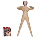 Realistische Puppe mit dunklem Haar, 3 durchdringbaren Löchern und Vibration