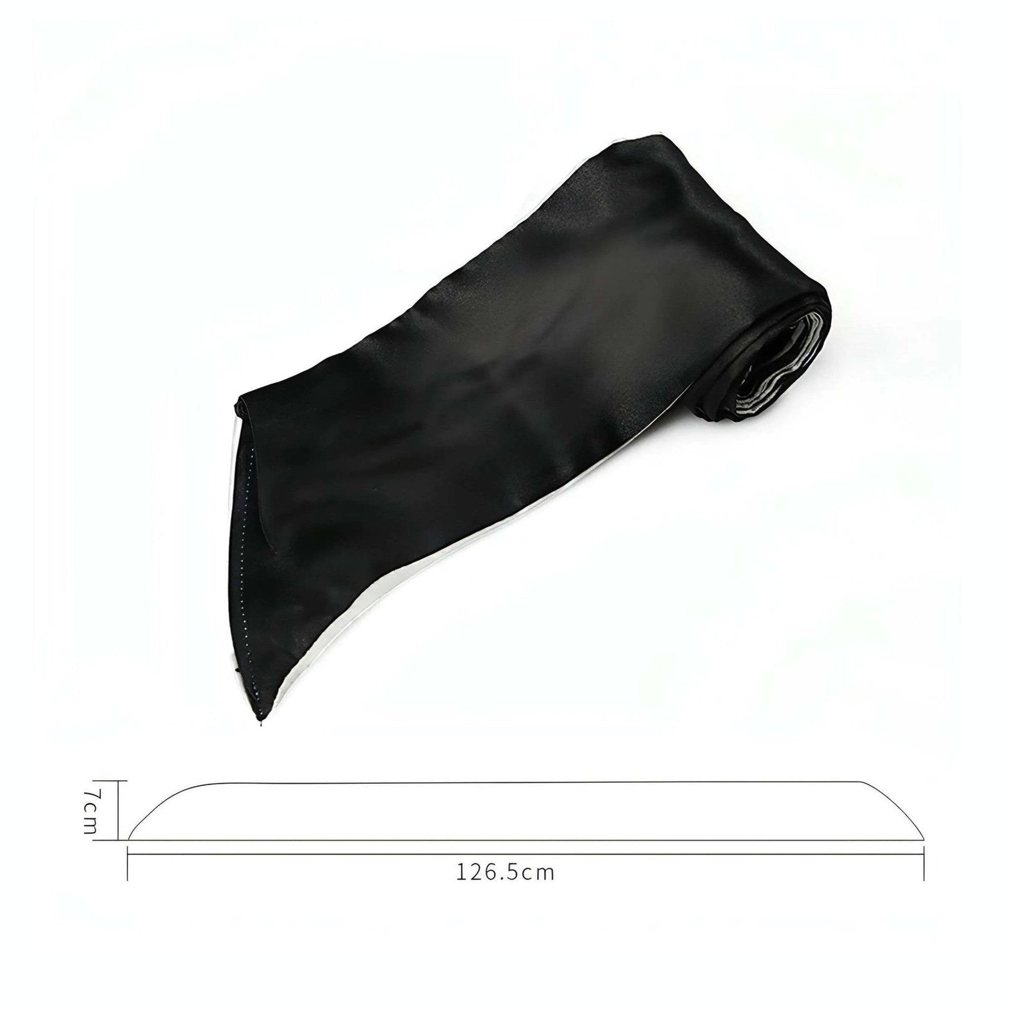 Benda a Fascia o Costrittivo Elegante - Double Face Nero/Argentato