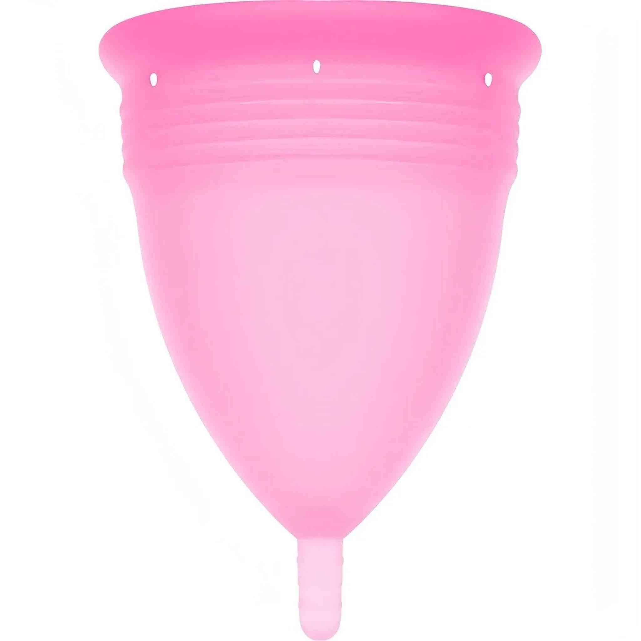 Coppetta Mestruale in Silicone 100% Anallergico - Taglia L, Rosa