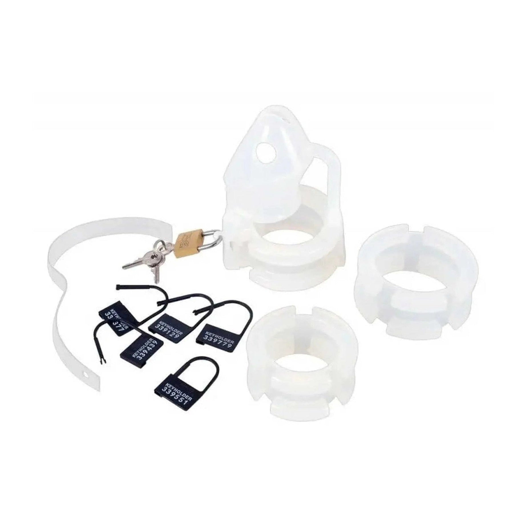 Cuckold Silicone Penis Cage with Locker