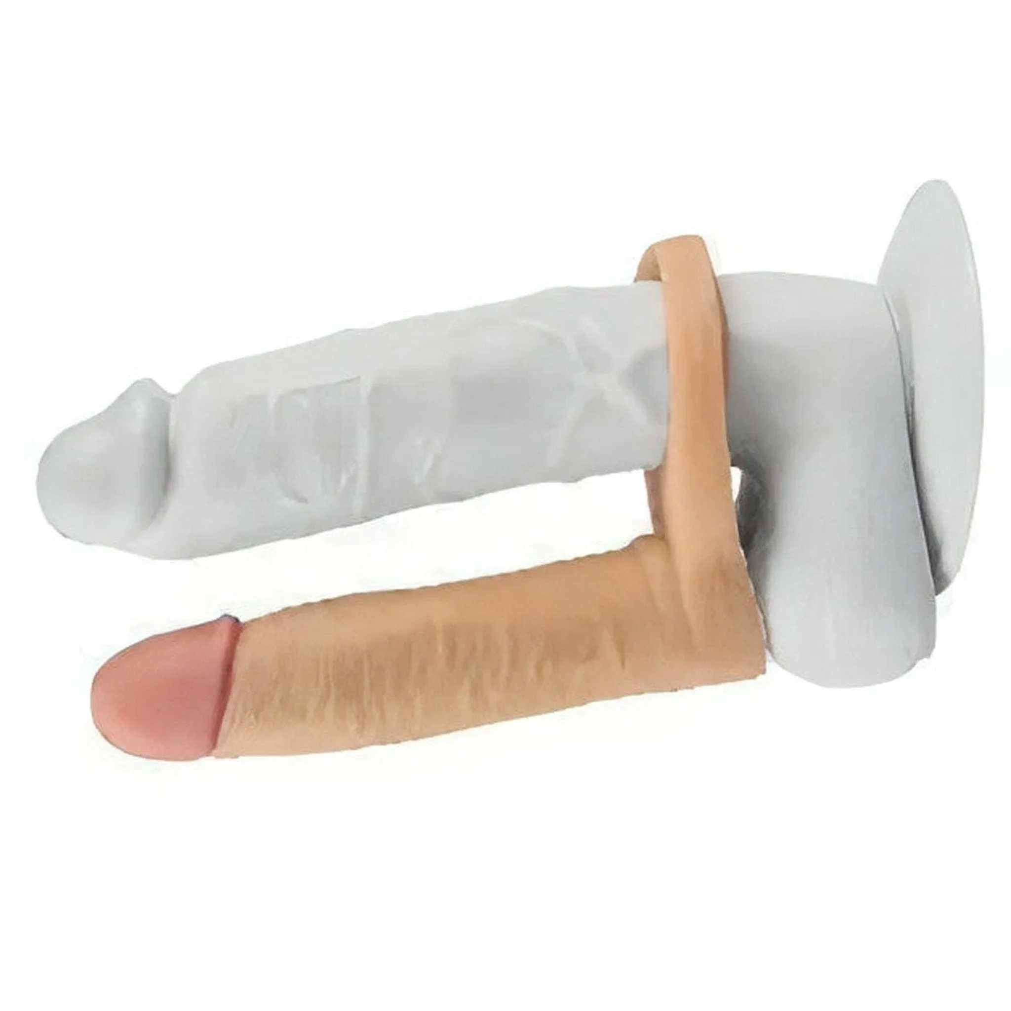 Fallo d'aggancio per doppia penetrazione 5.80″ - Realistico e Morbido