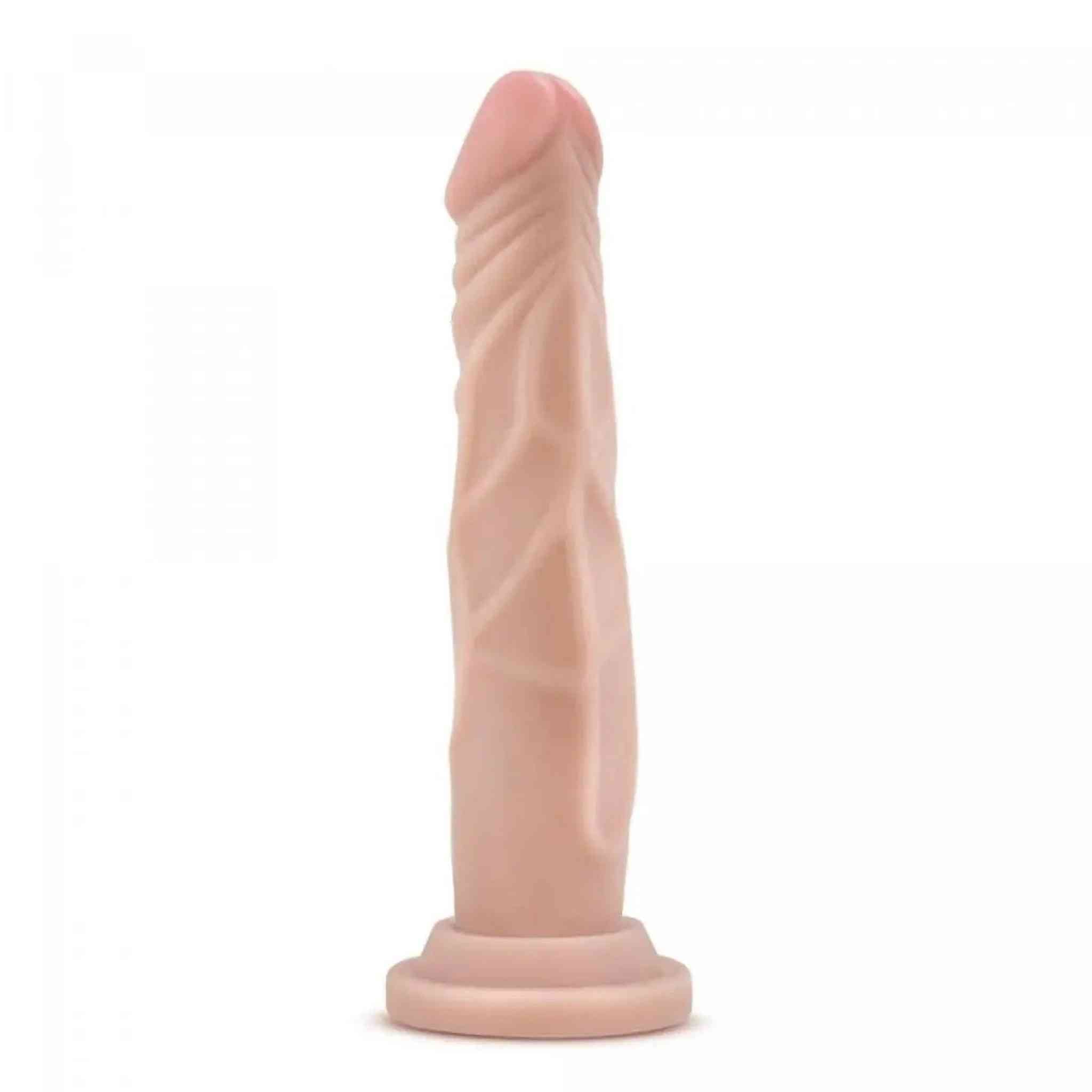 Fallo realistico con ventosa senza testicoli - 7.5'' Rosa Carne