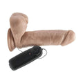 Realistisch vibrierender Phallus mit Saugnapf – 18 cm, Flesh Pink, Multispeed