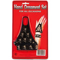 Adorno de manos para todas las ocasiones: hachas y calaveras de guantes y pinturas