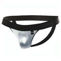 Jockstrap in Silber-Wet-Look
