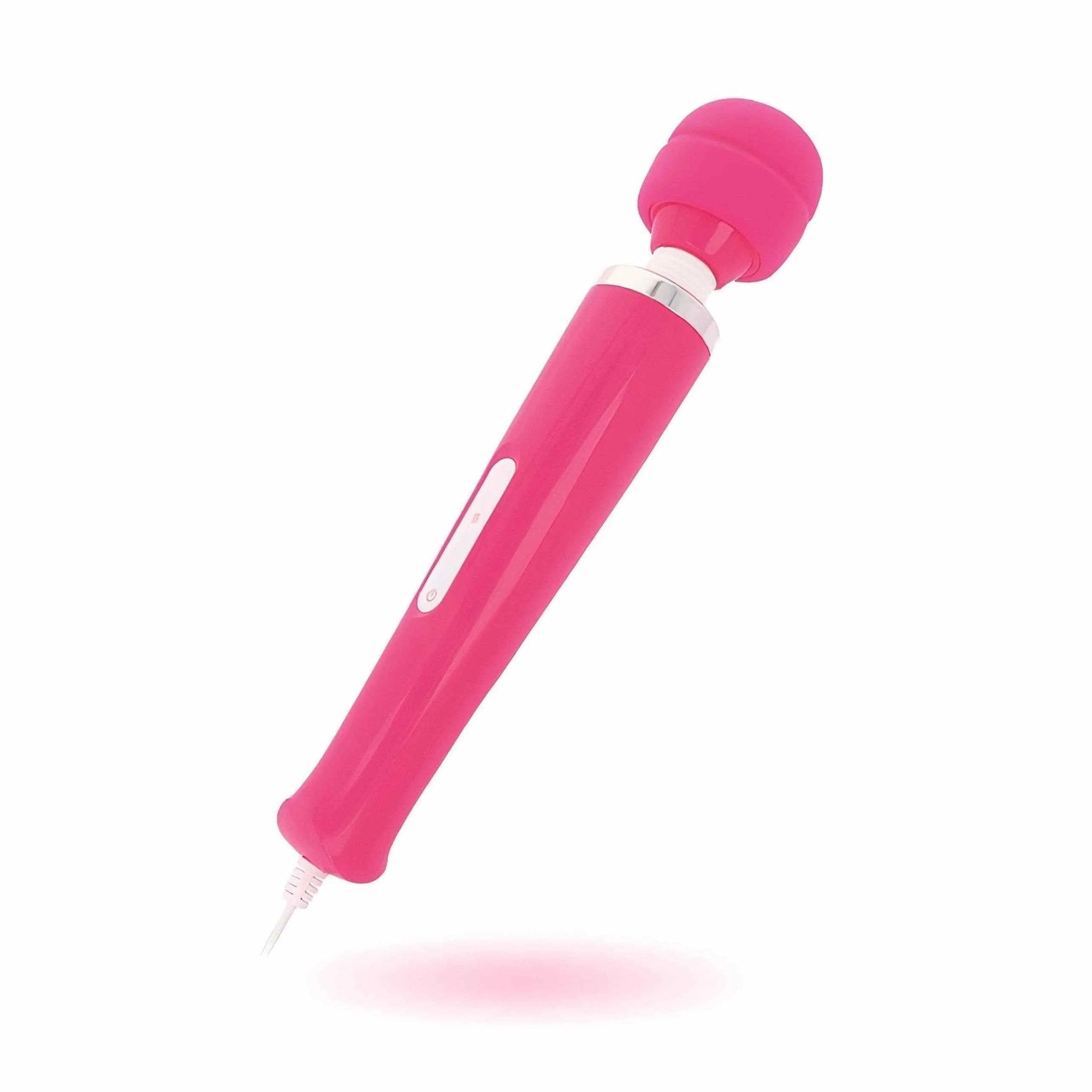 Keanu Wand Massaggiatore con potente motore 110-230v ma silenzioso 55db - 8 modalità diverse di vibrazione, Rosa