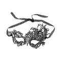 Venezianische Spitzenmaske - Schwarz