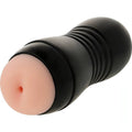 Soft Butt Tube Cup - Vibrating anus masturbator made of realistic and soft cyberskin - Hypoallergenic, Flesh Pink, Vibration